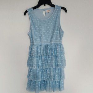 Cat&Jack  Size 10-12 Blue Ruffled Dresses